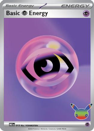 Basic Psychic Energy (30th Celebration) (013) - MEE Mega Evolution Energies Holofoil