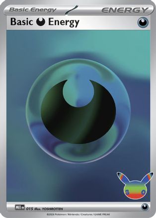 Basic Darkness Energy (30th Celebration) (015) - MEE Mega Evolution Energies Holofoil