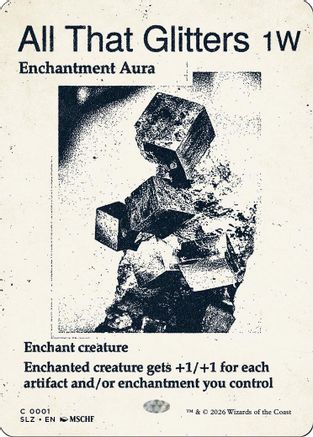 All That Glitters (0001) (SLZ-001) - Secret Lair x MSCHF: The Zeta Set