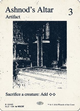 Ashnod's Altar (0095) (SLZ-095) - Secret Lair x MSCHF: The Zeta Set