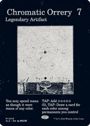 Chromatic Orrery (0218) (SLZ-218) - Secret Lair x MSCHF: The Zeta Set