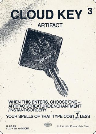 Cloud Key (0099) (SLZ-099) - Secret Lair x MSCHF: The Zeta Set