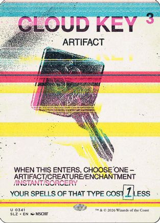 Cloud Key (0341) (SLZ-341) - Secret Lair x MSCHF: The Zeta Set
