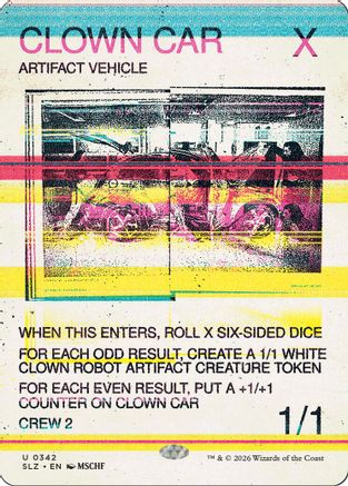 Clown Car (0342) (SLZ-342) - Secret Lair x MSCHF: The Zeta Set