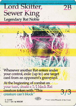 Lord Skitter, Sewer King (0288) (SLZ-288) - Secret Lair x MSCHF: The Zeta Set