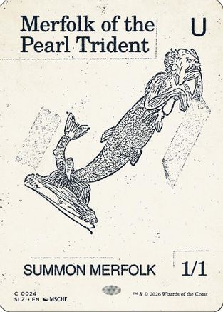 Merfolk of the Pearl Trident (0024) (SLZ-024) - Secret Lair x MSCHF: The Zeta Set