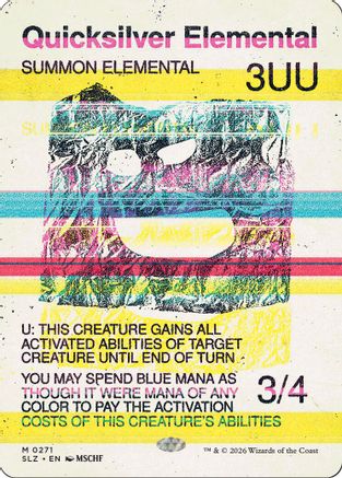 Quicksilver Elemental (0271) (SLZ-271) - Secret Lair x MSCHF: The Zeta Set