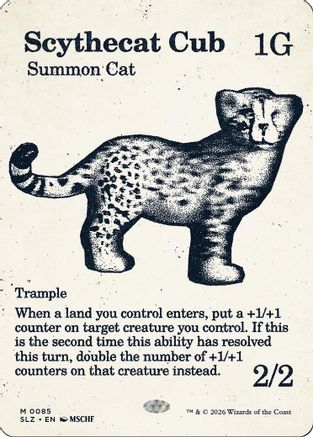 Scythecat Cub (0085) (SLZ-085) - Secret Lair x MSCHF: The Zeta Set
