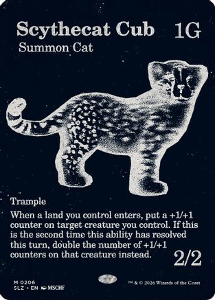 Scythecat Cub (0206) (SLZ-206) - Secret Lair x MSCHF: The Zeta Set
