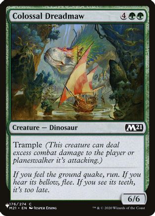 Colossal Dreadmaw (M21) (LIST-176) - The List Reprints