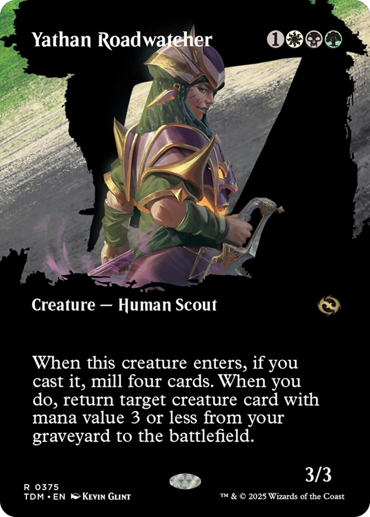 Yathan Roadwatcher (Borderless) (TDM-375) - Tarkir: Dragonstorm