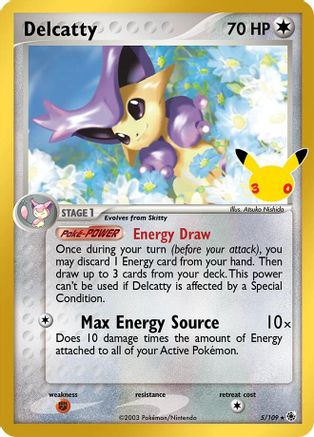 Delcatty (005/null) - ME 30th Celebration Classic Collection Holofoil
