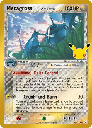 Metagross (Delta Species) (011/null) - ME 30th Celebration Classic Collection Holofoil