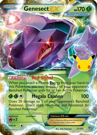 Genesect EX (Team Plasma) (011/null) - ME 30th Celebration Classic Collection Holofoil