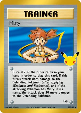 Misty (018/null) - ME 30th Celebration Classic Collection Holofoil
