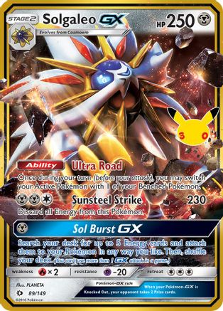 Solgaleo GX (089/null) - ME 30th Celebration Classic Collection Holofoil