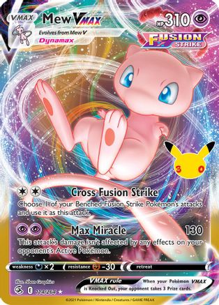 Mew VMAX (114/null) - ME 30th Celebration Classic Collection Holofoil