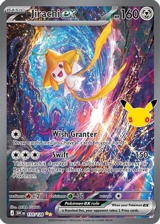 Jirachi ex (155/128) - ME 30th Celebration Holofoil