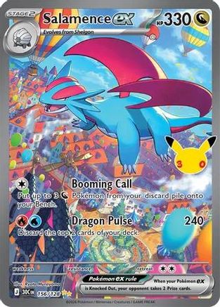 Salamence ex (156/128) - ME 30th Celebration Holofoil