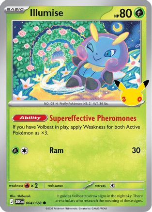 Illumise (004/null) - ME 30th Celebration Holofoil