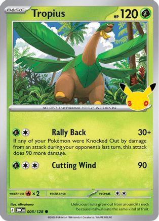 Tropius (005/null) - ME 30th Celebration Holofoil