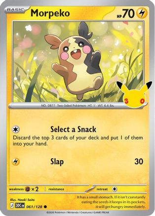 Morpeko (061/128) - ME 30th Celebration Holofoil
