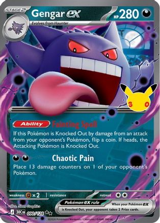 Gengar ex (090/null) - ME 30th Celebration Holofoil