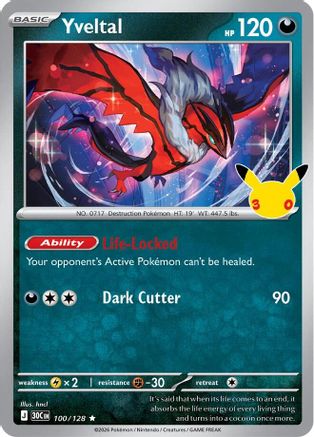 Yveltal (100/null) - ME 30th Celebration Holofoil
