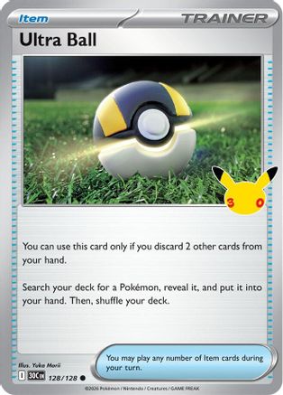 Ultra Ball (128/null) - ME 30th Celebration Holofoil