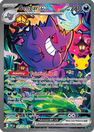 Gengar ex (154/128) - ME 30th Celebration Holofoil