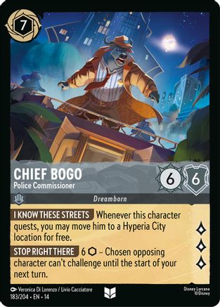 Chief Bogo - Police Commissioner (183/204) - Hyperia City