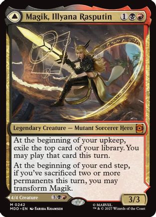 Magik, Ilyana Rasputin (MDD-242) - Marvel: Darkhold Destiny Foil
