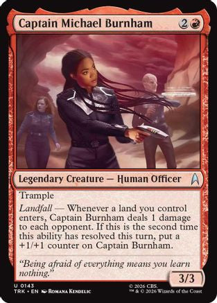 Captain Michael Burnham (TRK-143) - Star Trek Foil