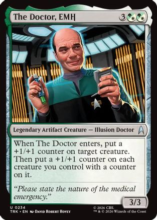 The Doctor, EMH (TRK-234) - Star Trek Foil