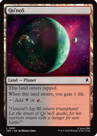 Qo'noS (TRK-291) - Star Trek Foil