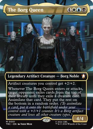 The Borg Queen (Borderless) (TRC-001) - Commander: Star Trek Foil