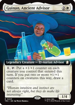 Guinan, Ancient Advisor (Extended Art) (TRC-223) - Commander: Star Trek
