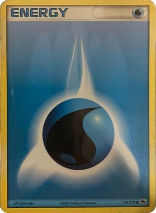 Water Energy (2005 No E Reader) /109) - Deck Exclusives