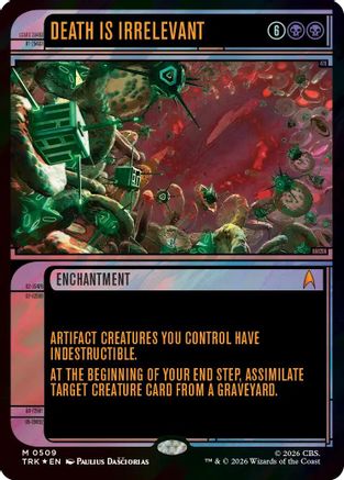 Death Is Irrelevant (Showcase) (Surge Foil) (TRK-509) - Star Trek Foil