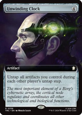 Unwinding Clock (Extended Art) (TRC-359) - Commander: Star Trek