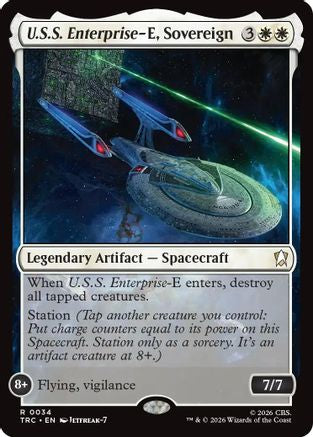 U.S.S. Enterprise-E, Sovereign (TRC-034) - Commander: Star Trek