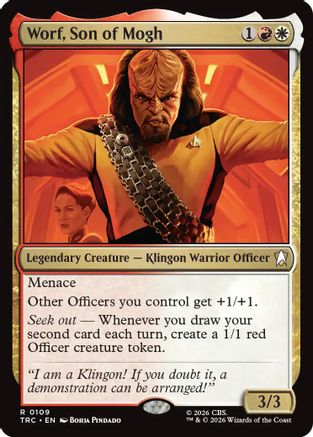 Worf, Son of Mogh (TRC-109) - Commander: Star Trek