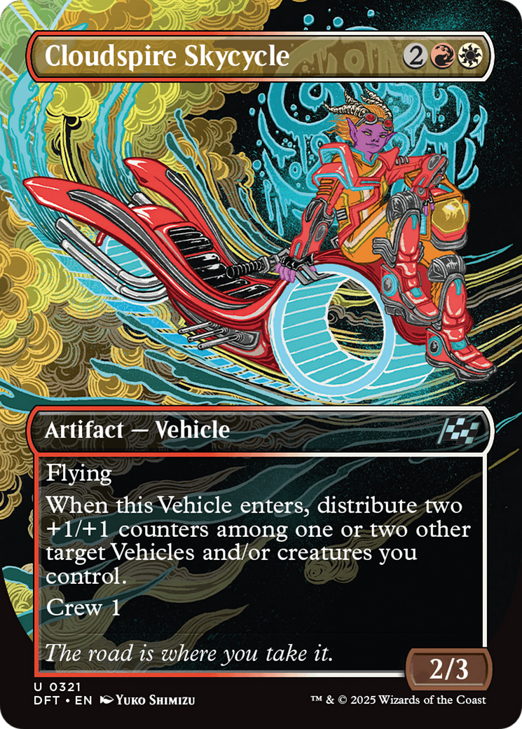 Cloudspire Skycycle (Borderless) (-321) - Aetherdrift