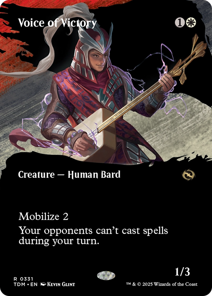 Voice of Victory (Borderless) (TDM-331) - Tarkir: Dragonstorm