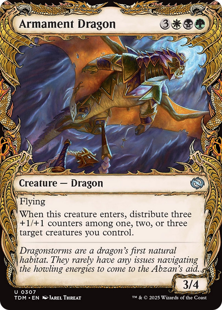 Armament Dragon (Showcase) (TDM-307) - Tarkir: Dragonstorm