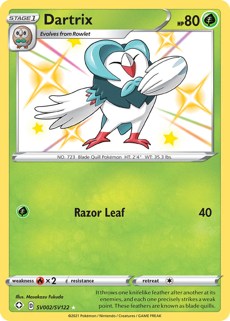 Dartrix (SV002/SV122) [Sword & Shield: Shining Fates]