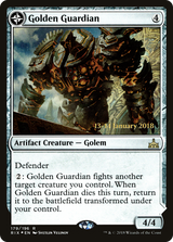 Golden Guardian // Gold-Forge Garrison [Rivals of Ixalan Prerelease Promos]