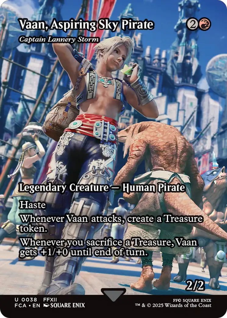 Vaan, Aspiring Sky Pirate - Captain Lannery Storm (Showcase) (FCA-038) - FINAL FANTASY: Through the Ages Foil