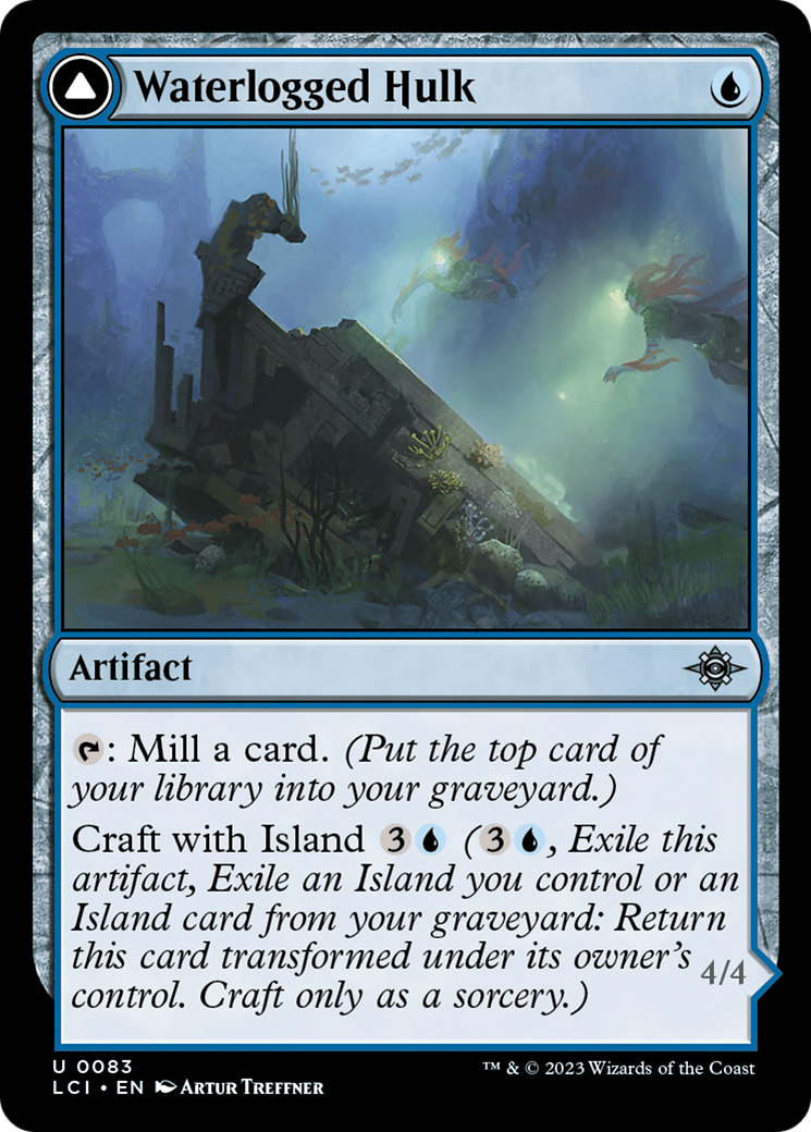 Waterlogged Hulk // Watertight Gondola [The Lost Caverns of Ixalan]