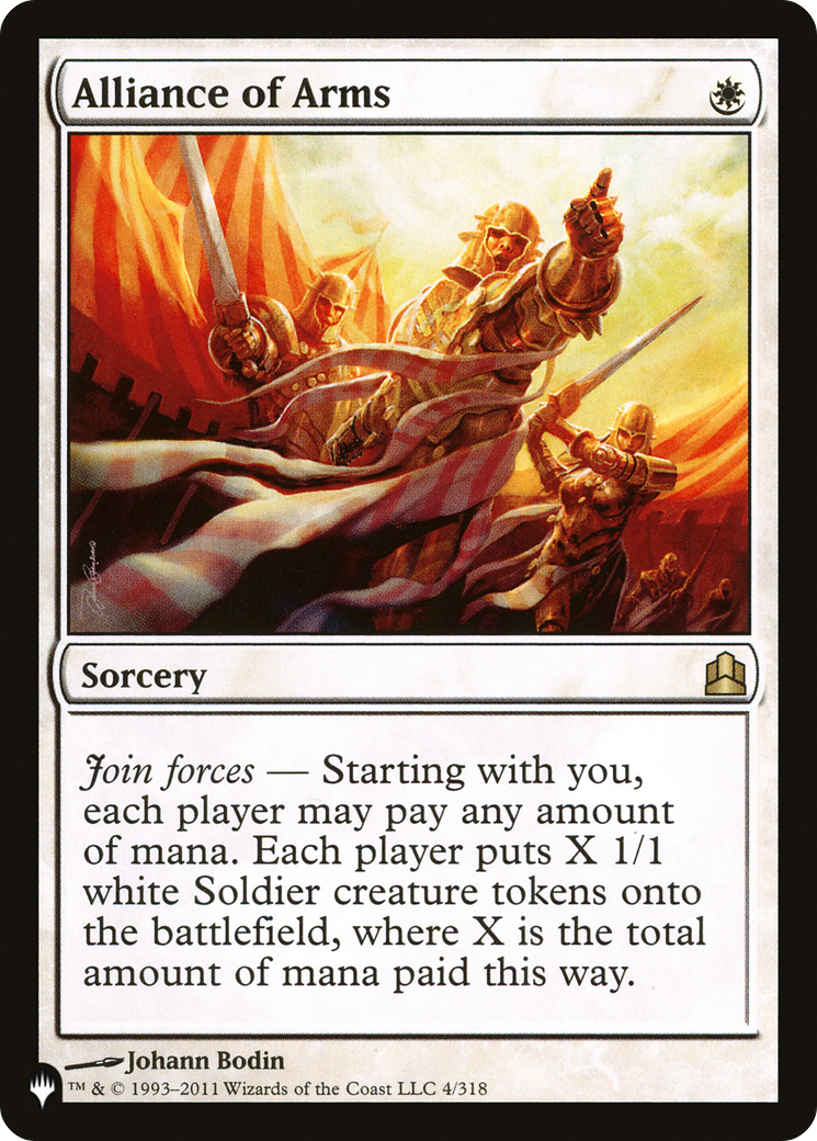 Alliance of Arms [The List]
